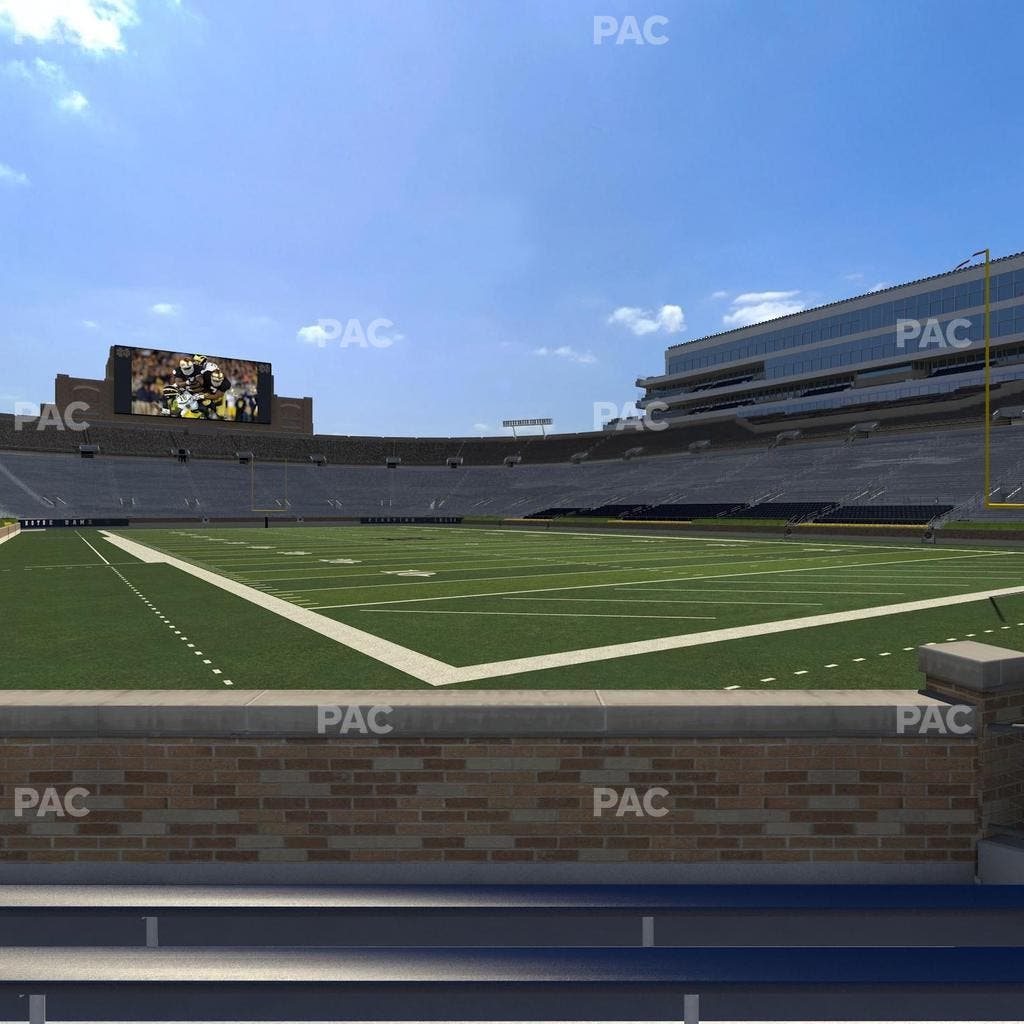 Notre Dame Stadium - Section 4 Seat View