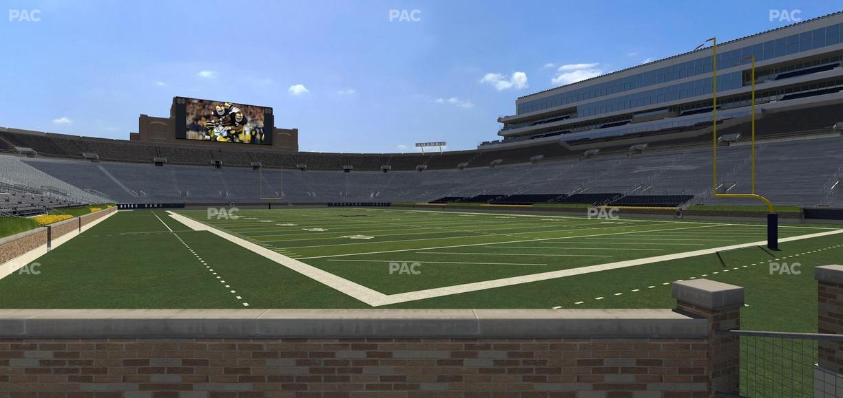 Notre Dame Stadium - Section 4 Seat View