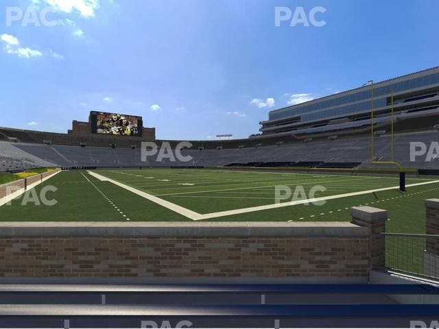 Notre Dame Stadium - Section 4 Seat View