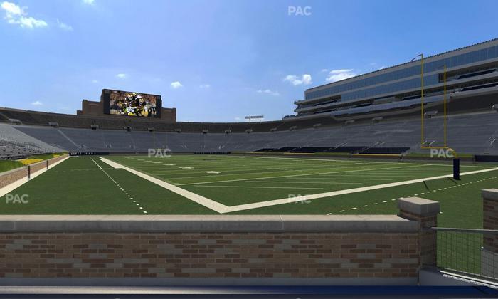 Notre Dame Stadium - Section 4 Seat View