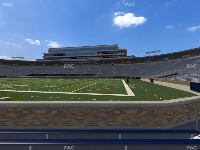 Notre Dame Stadium - Section 6 Seat View