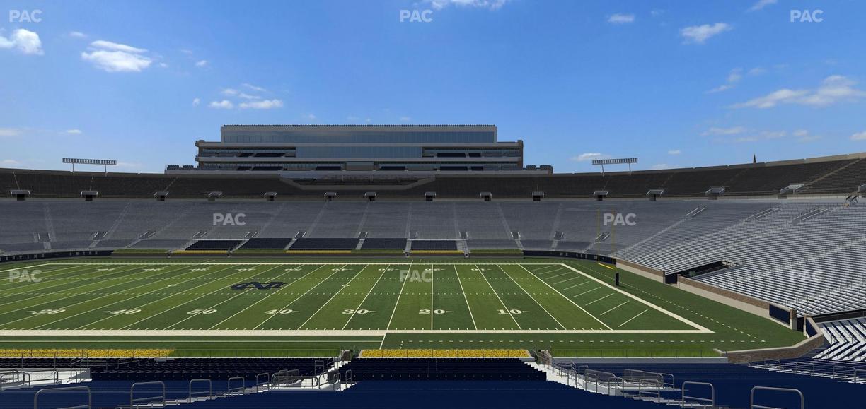 Notre Dame Stadium - Section 8 Seat View