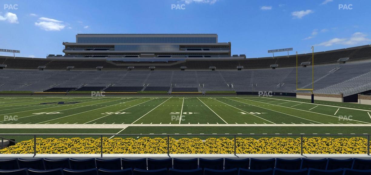 Notre Dame Stadium - Section 8 Seat View