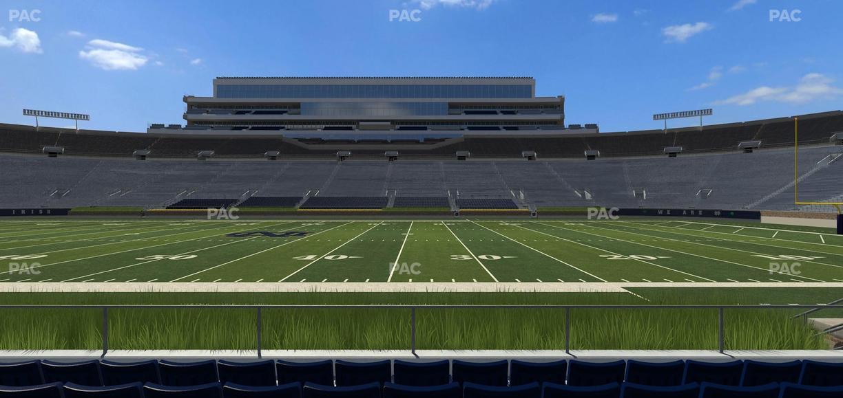 Notre Dame Stadium - Section 9 Seat View