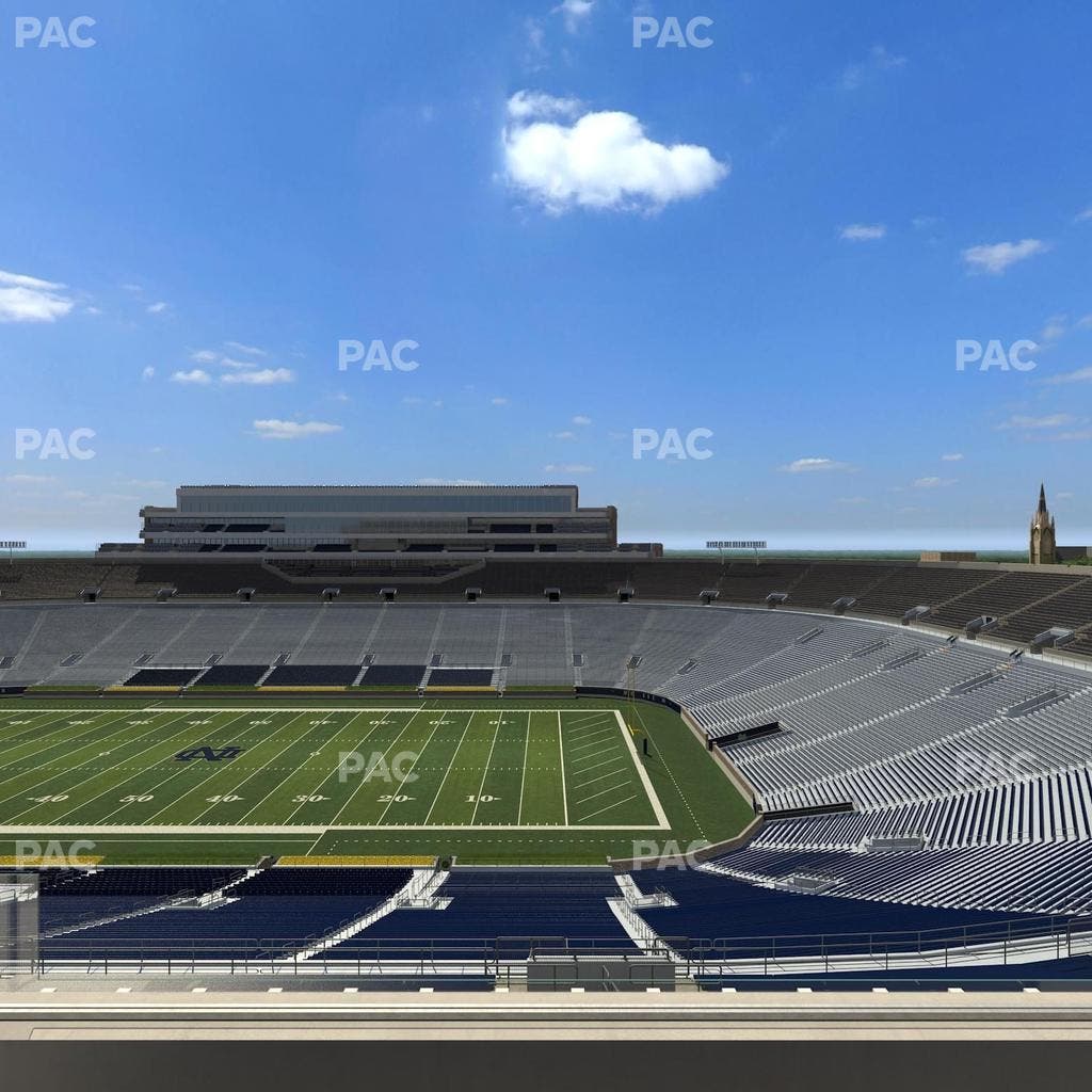 Notre Dame Stadium - Section Corbett Club 705 Seat View