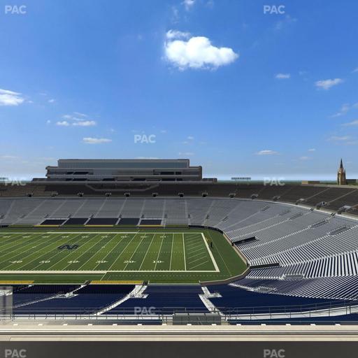 Notre Dame Stadium - Section Corbett Club 705 Seat View