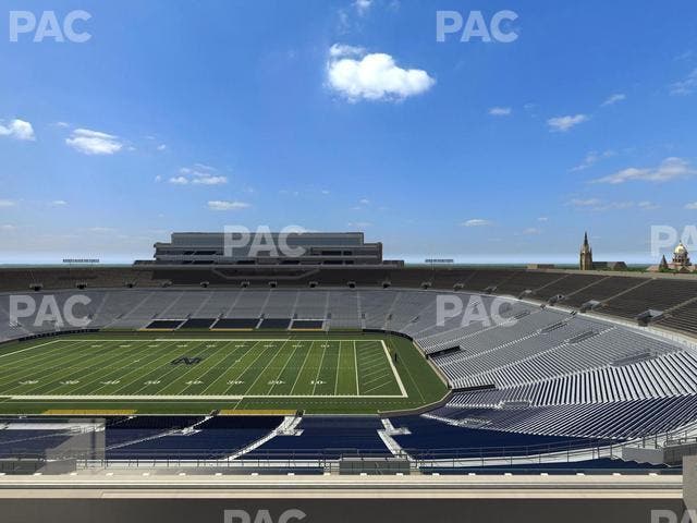 Notre Dame Stadium - Section Corbett Club 705 Seat View