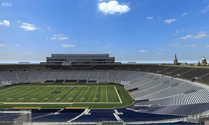 Notre Dame Stadium - Section Corbett Club 705 Seat View