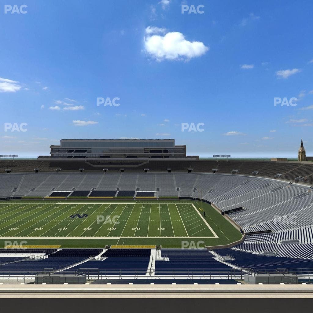 Notre Dame Stadium - Section Corbett Club 706 Seat View