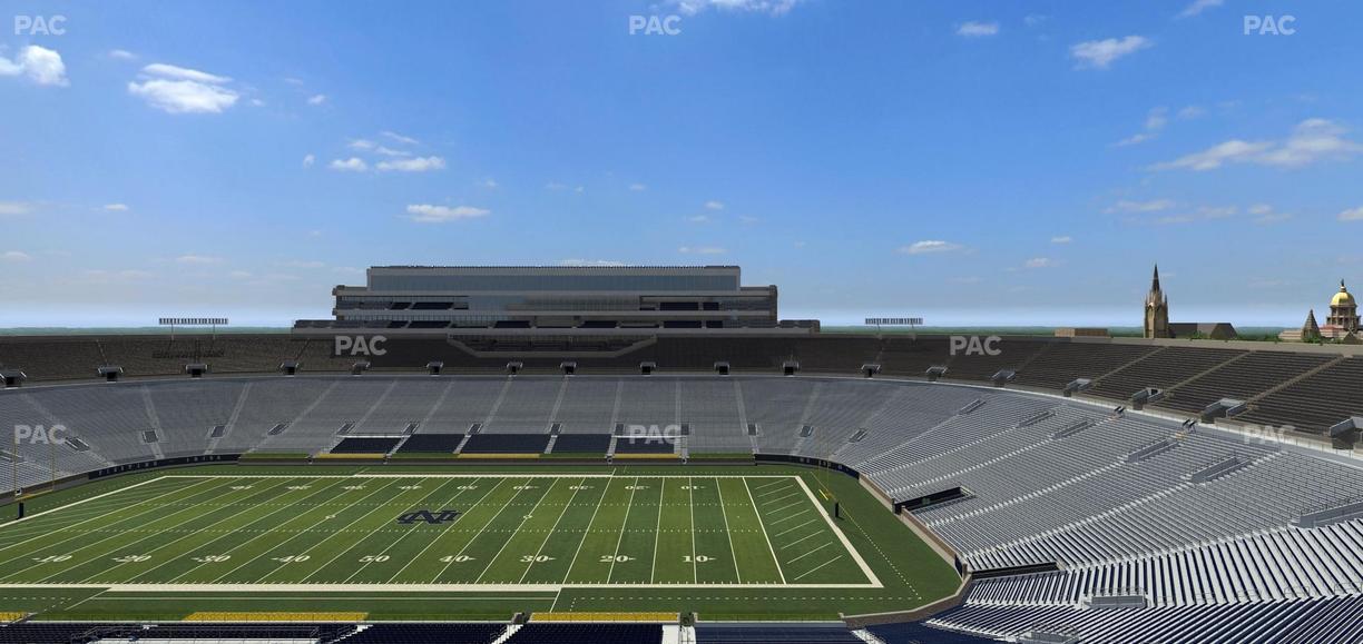 Notre Dame Stadium - Section Corbett Club 706 Seat View