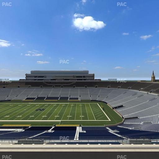 Notre Dame Stadium - Section Corbett Club 706 Seat View