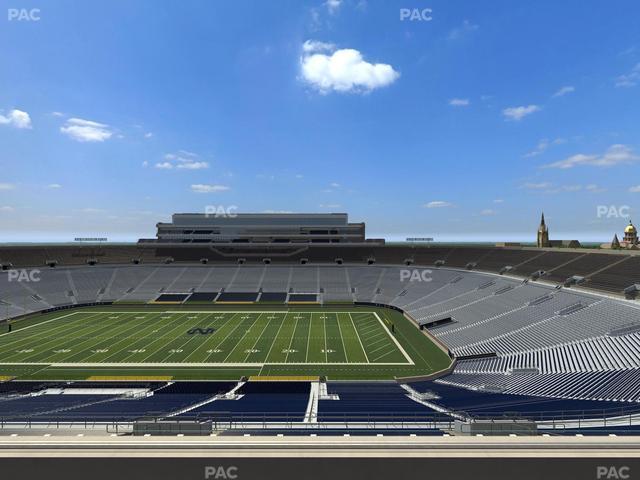Notre Dame Stadium - Section Corbett Club 706 Seat View