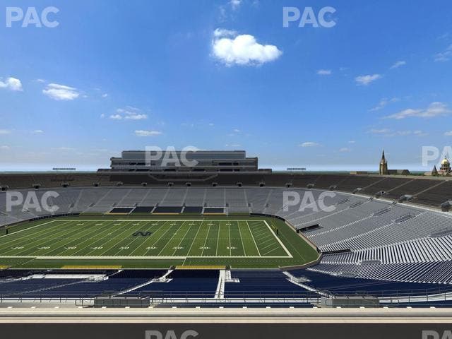 Notre Dame Stadium - Section Corbett Club 706 Seat View
