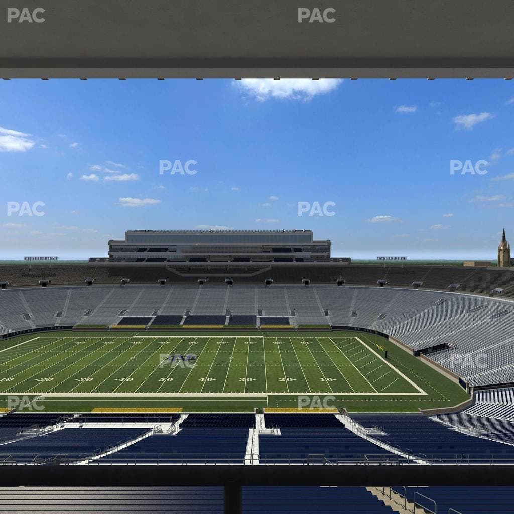 Notre Dame Stadium - Section Corbett Club 707 Seat View