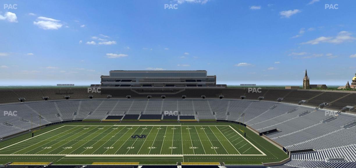 Notre Dame Stadium - Section Corbett Club 707 Seat View