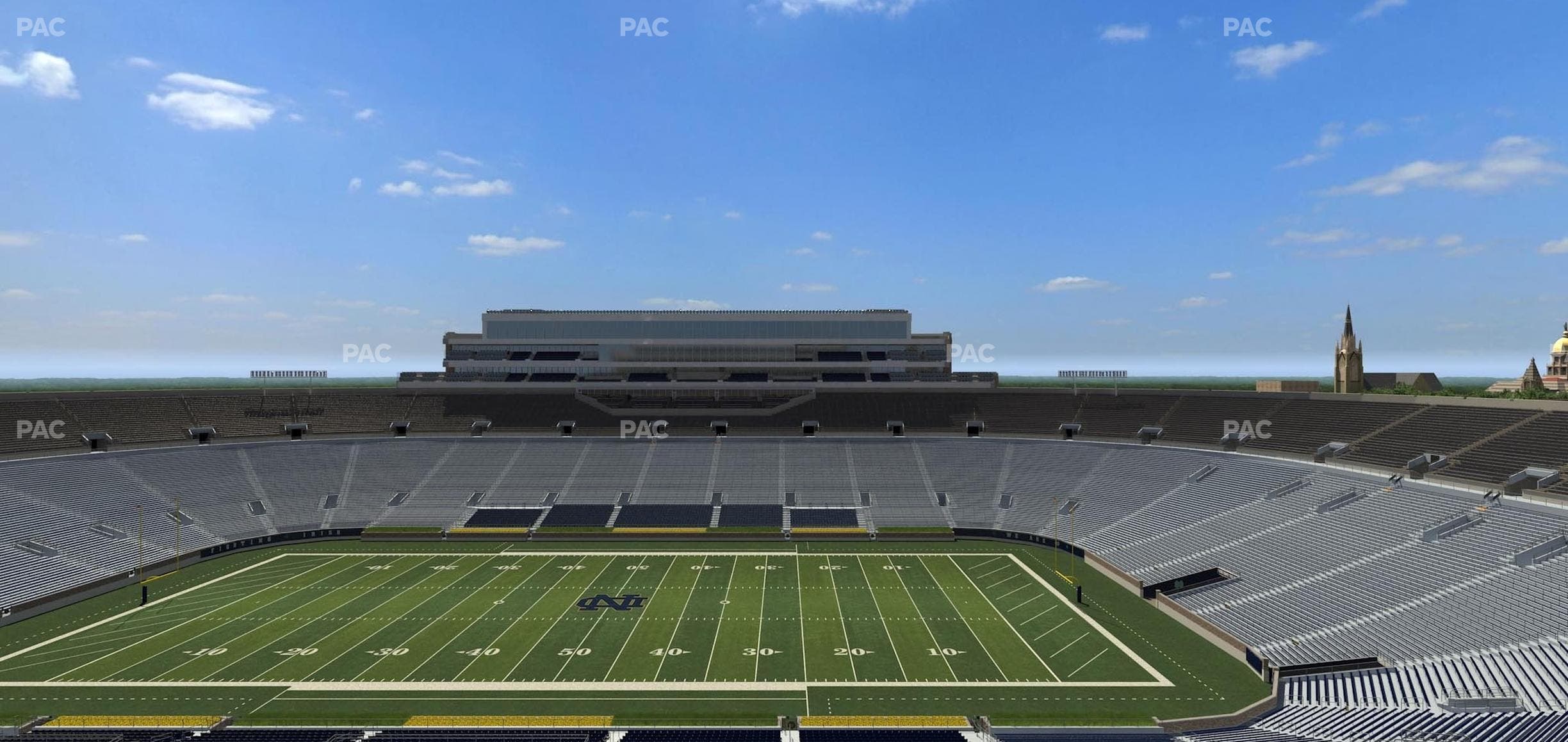 Notre Dame Stadium - Section Corbett Club 707 Seat View