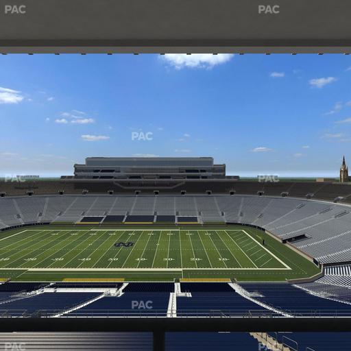 Notre Dame Stadium - Section Corbett Club 707 Seat View