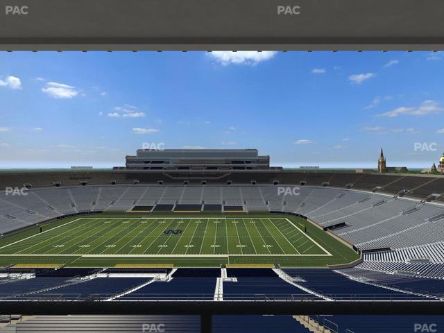 Notre Dame Stadium - Section Corbett Club 707 Seat View
