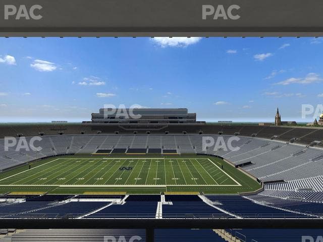 Notre Dame Stadium - Section Corbett Club 707 Seat View
