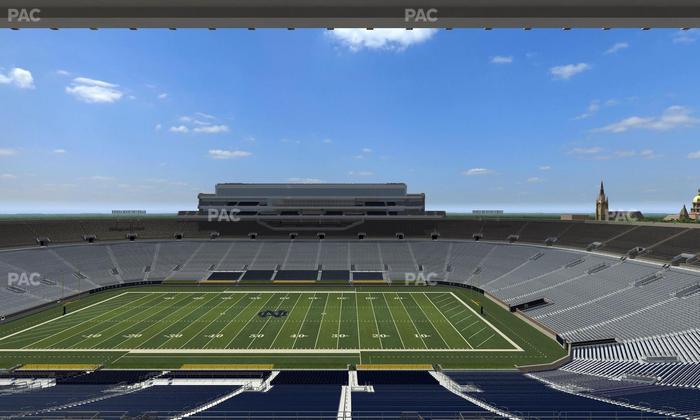 Notre Dame Stadium - Section Corbett Club 707 Seat View