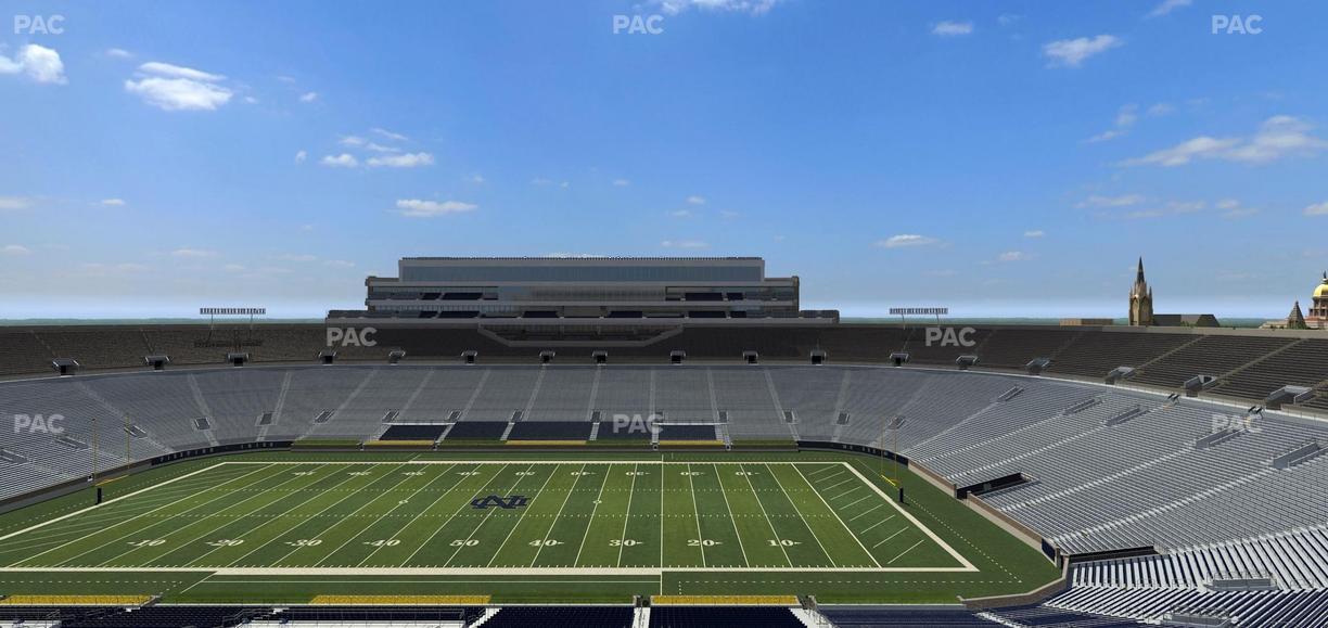 Notre Dame Stadium - Section Corbett Club 707 Seat View