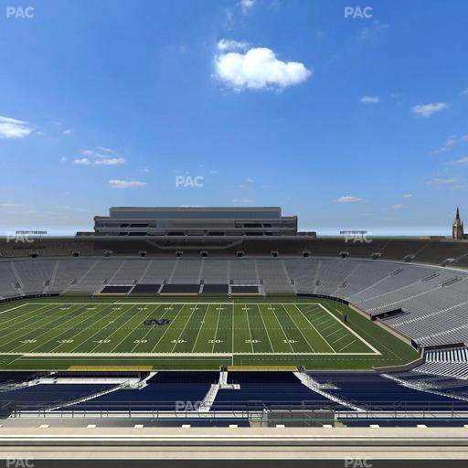 Notre Dame Stadium - Section Corbett Club 707 Seat View