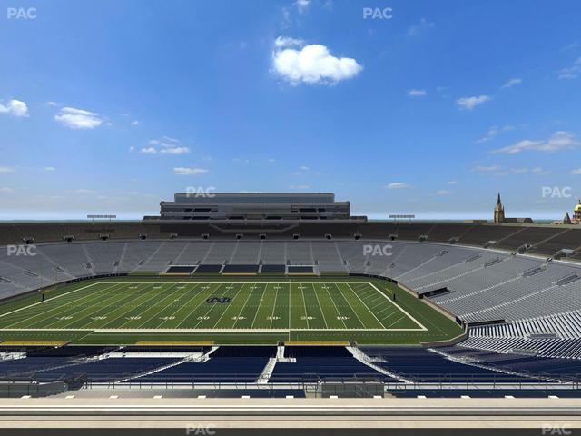 Notre Dame Stadium - Section Corbett Club 707 Seat View