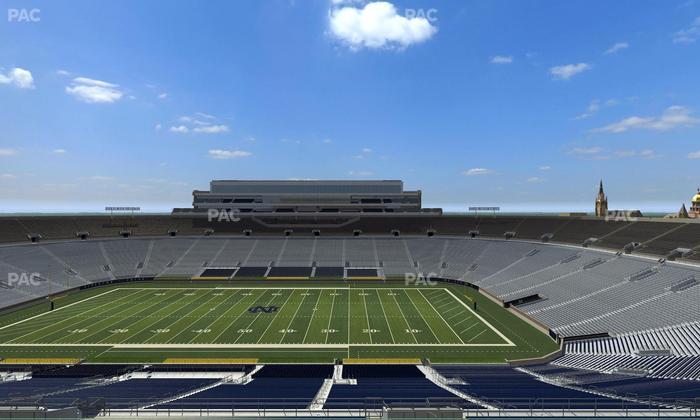 Notre Dame Stadium - Section Corbett Club 707 Seat View
