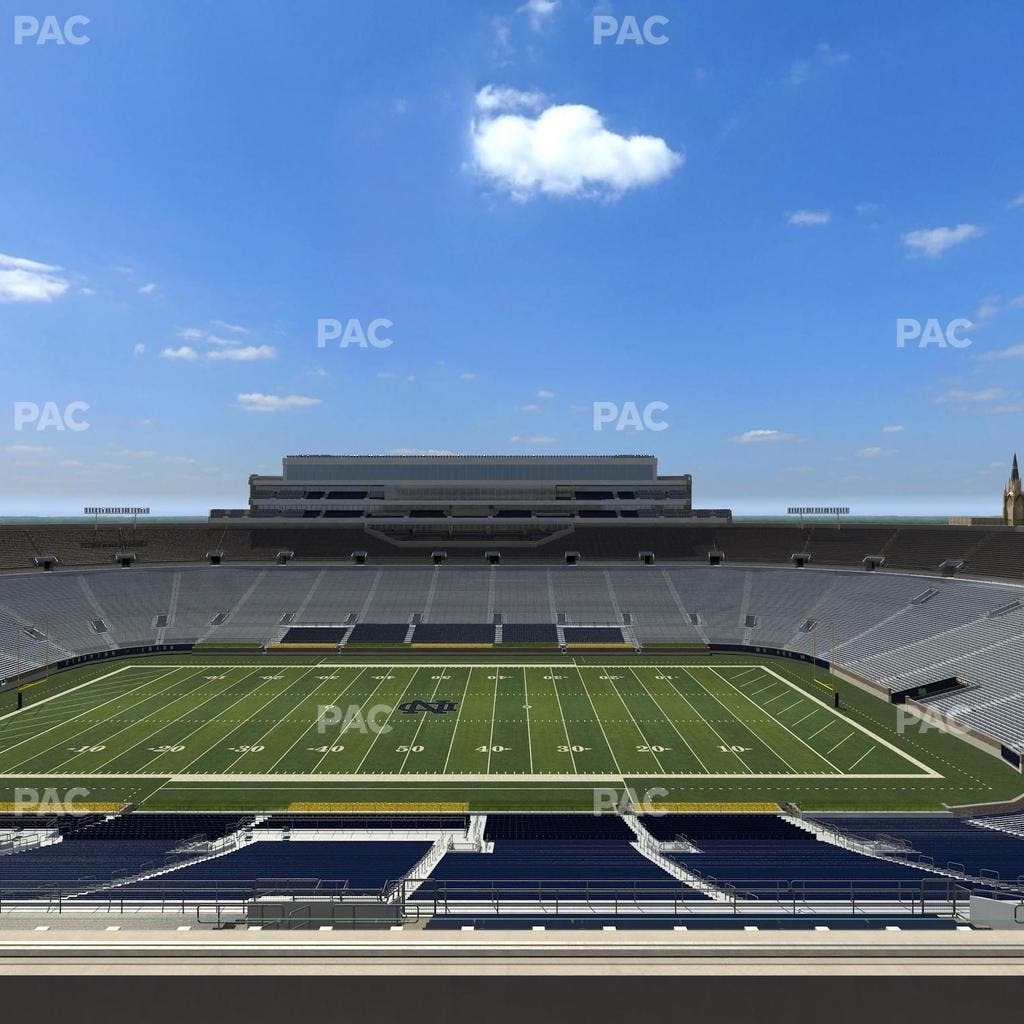 Notre Dame Stadium - Section Corbett Club 708 Seat View
