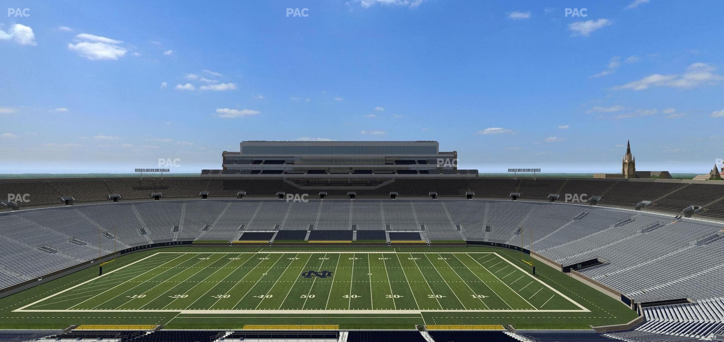 Notre Dame Stadium - Section Corbett Club 708 Seat View