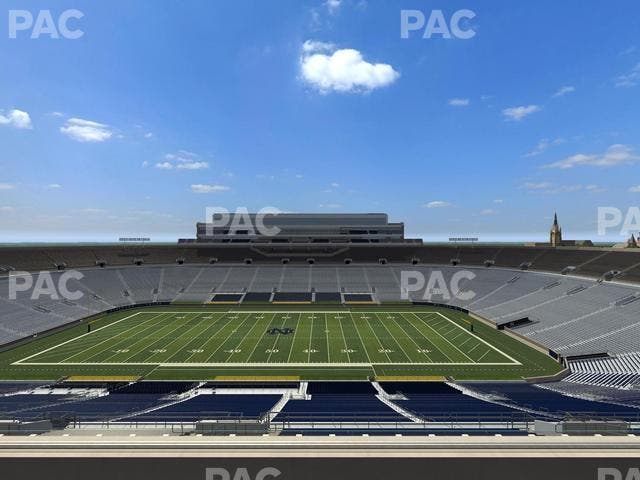 Notre Dame Stadium - Section Corbett Club 708 Seat View