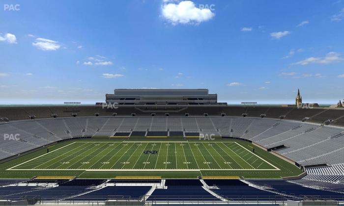 Notre Dame Stadium - Section Corbett Club 708 Seat View