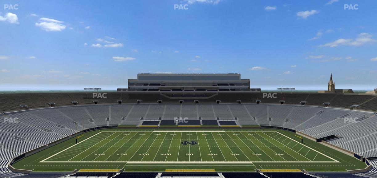 Notre Dame Stadium - Section Corbett Club 709 Seat View