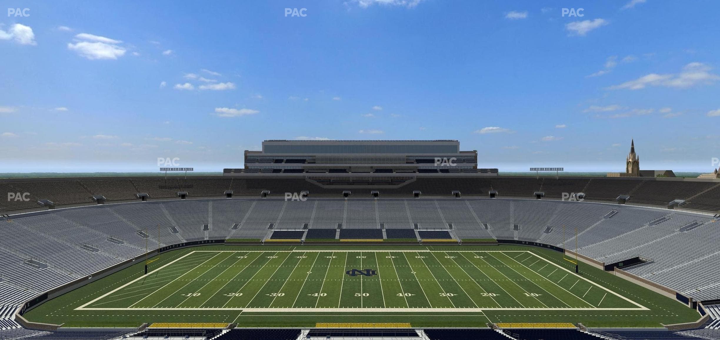 Notre Dame Stadium - Section Corbett Club 709 Seat View