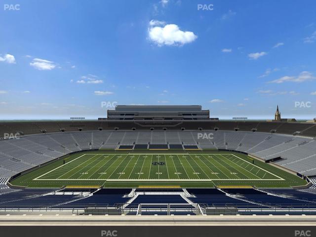 Notre Dame Stadium - Section Corbett Club 709 Seat View