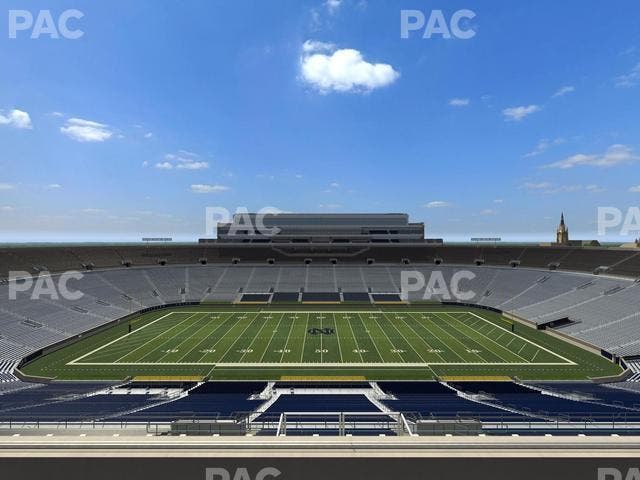 Notre Dame Stadium - Section Corbett Club 709 Seat View