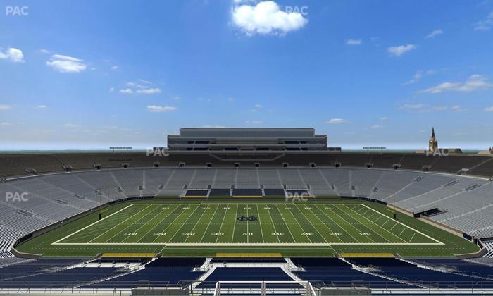 Notre Dame Stadium - Section Corbett Club 709 Seat View