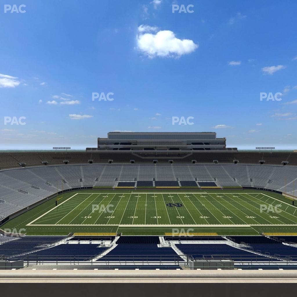Notre Dame Stadium - Section Corbett Club 710 Seat View