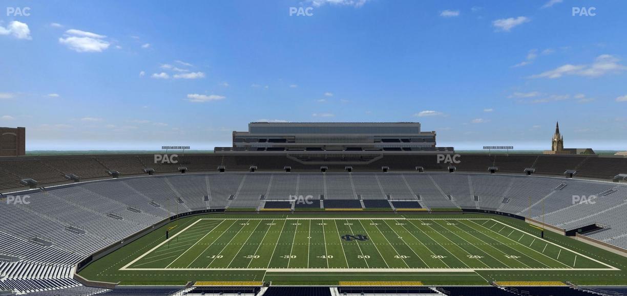 Notre Dame Stadium - Section Corbett Club 710 Seat View