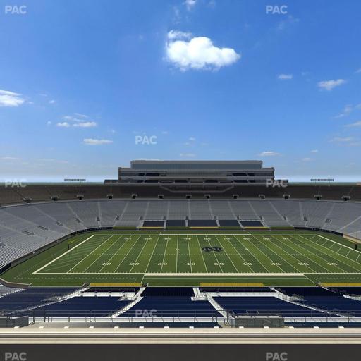 Notre Dame Stadium - Section Corbett Club 710 Seat View