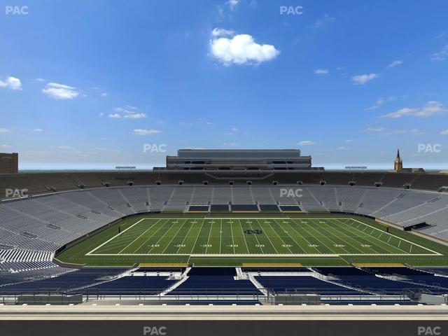 Notre Dame Stadium - Section Corbett Club 710 Seat View