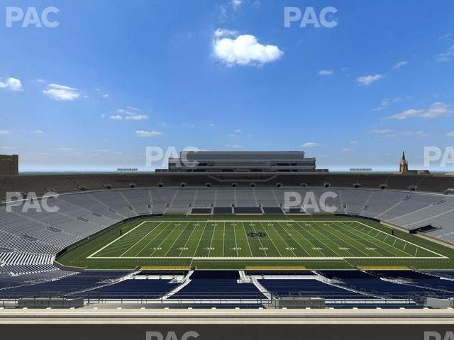Notre Dame Stadium - Section Corbett Club 710 Seat View
