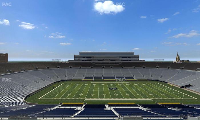 Notre Dame Stadium - Section Corbett Club 710 Seat View