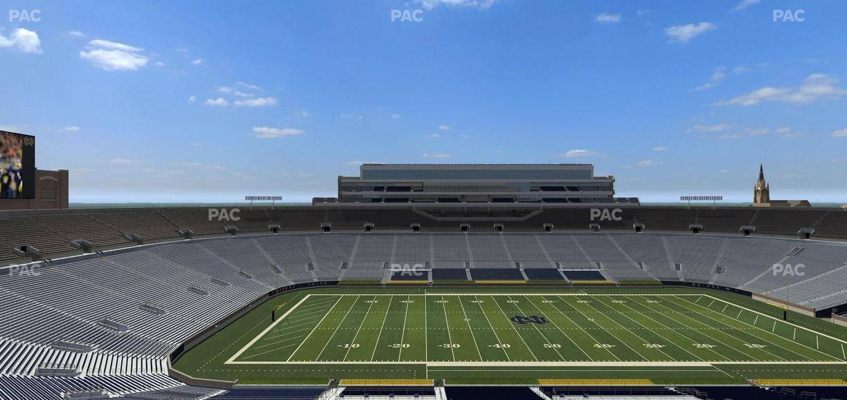 Notre Dame Stadium - Section Corbett Club 711 Seat View