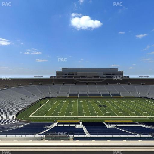 Notre Dame Stadium - Section Corbett Club 711 Seat View