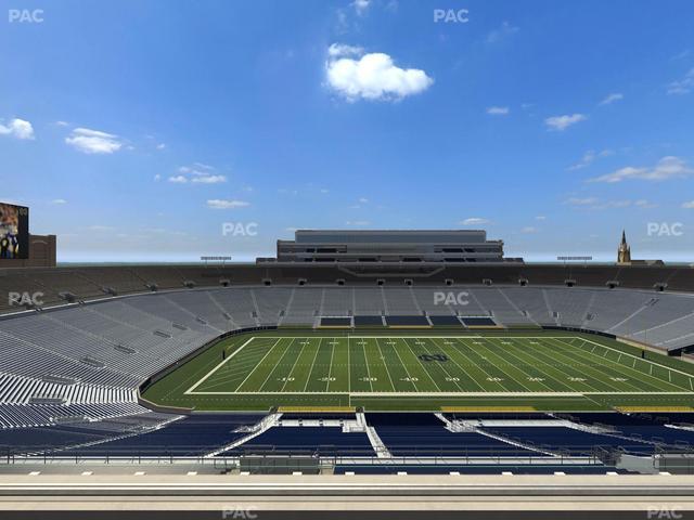 Notre Dame Stadium - Section Corbett Club 711 Seat View