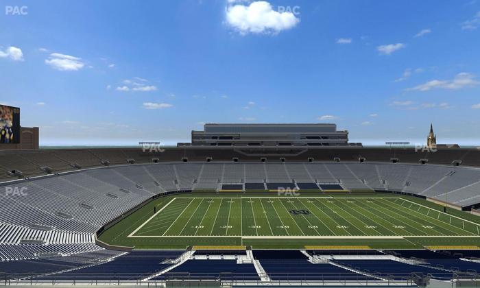 Notre Dame Stadium - Section Corbett Club 711 Seat View