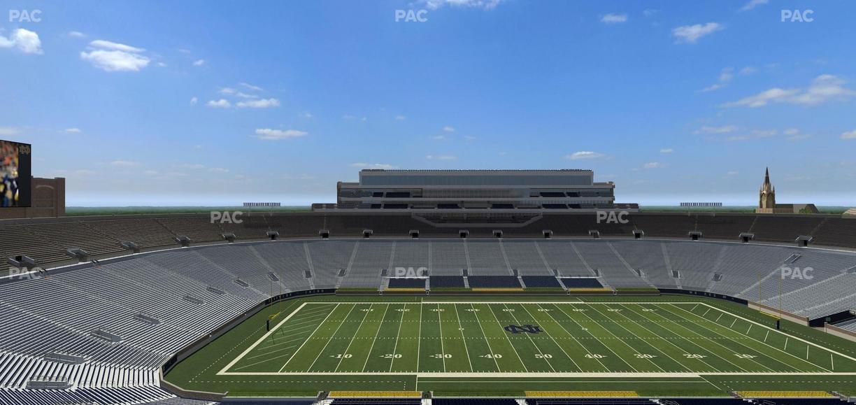 Notre Dame Stadium - Section Corbett Club 711 Seat View