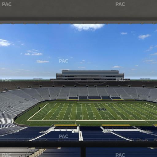 Notre Dame Stadium - Section Corbett Club 711 Seat View