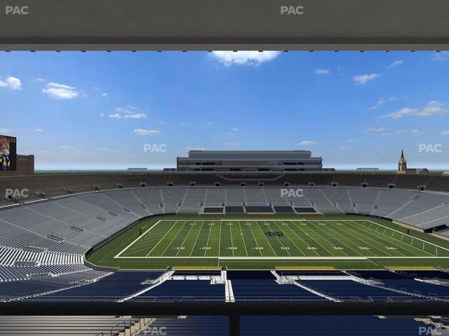 Notre Dame Stadium - Section Corbett Club 711 Seat View